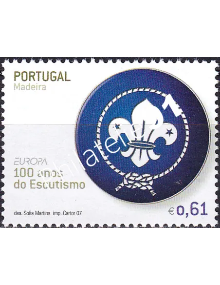 Madère, n° 283, Collection timbres Europa