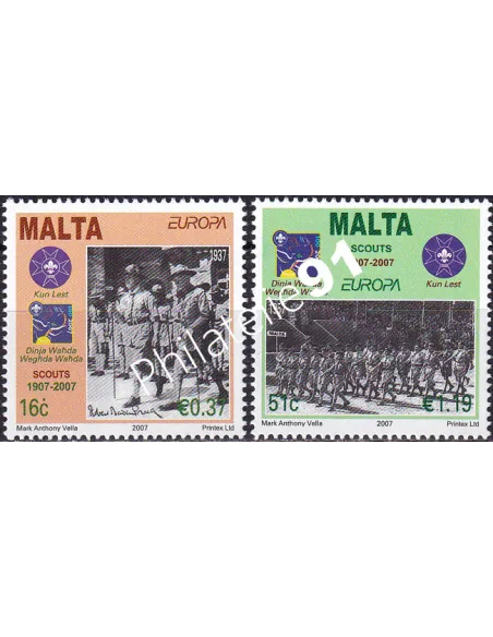 MALTE, n° 1469 à 1470, collection timbres Europe