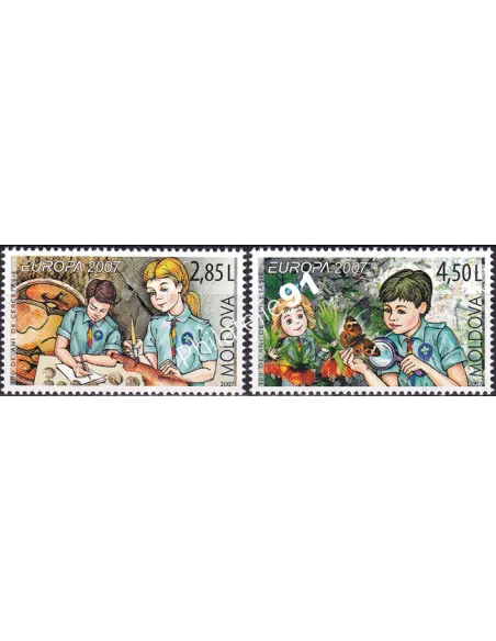 Moldavie, n° 506 à 507, collection timbre Europe
