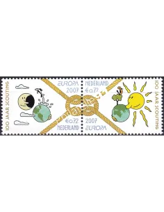 PAYS BAS, n° 2436 à 2437, Paire, timbres d'Europe