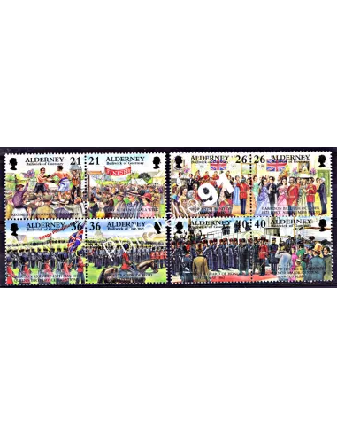 ALDERNEY - n°  159 à 166 - Développement historique d'Aurigny (IV)