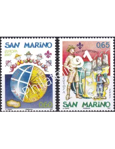 ST-MARIN, n° 2092 à 2093, collection timbres Europe