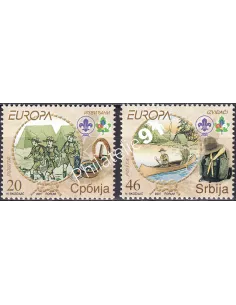 Serbie, n° 195 à 196, collection timbres Europe