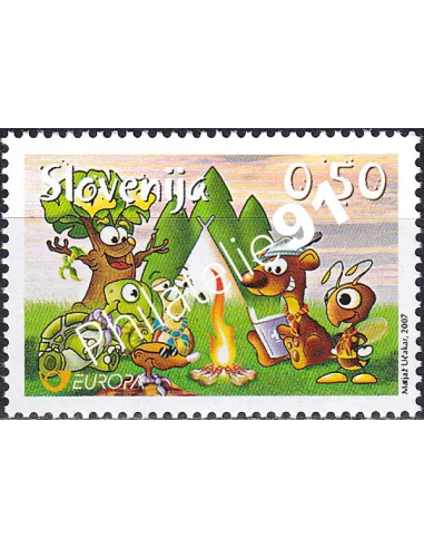 Slovénie, n° 587, collection timbre Europe