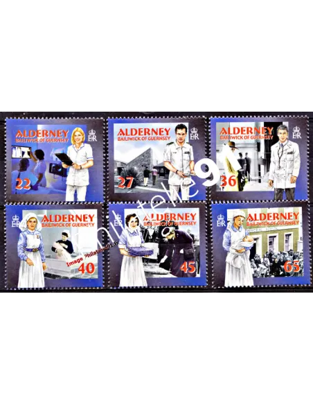 ALDERNEY - n° 168 à 173 - Services de santé (I)