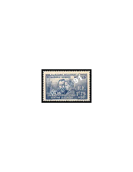 NOUVELLE CALEDONIE n°172, P et M Curie, timbres des colonies franaises