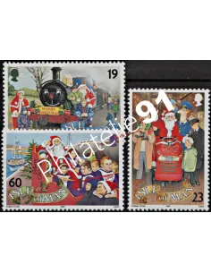 Timbres d'ILE DE MAN - n° 650 à 652 - NOEL, Collection timbres Europe
