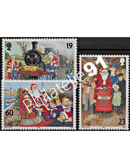 Timbres d'ILE DE MAN - n° 650 à 652 - NOEL, Collection timbres Europe