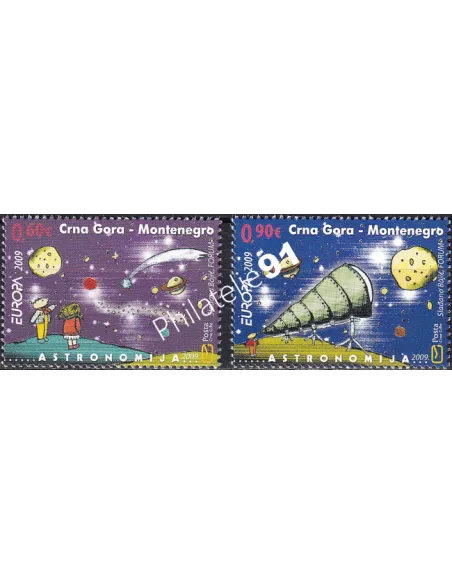 Monténégro, n° 217 à 218, collection timbres Europe