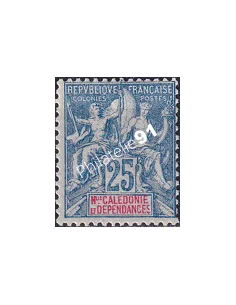 Nouvelle Calédonie, n° 62 charnière, Timbres des Colonies françaises