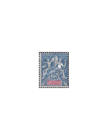 Nouvelle Calédonie, n° 62 charnière, Timbres des Colonies françaises