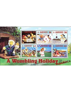 BF n° 8 d'Alderney. Vacances à Aurigny. Souris-personnages