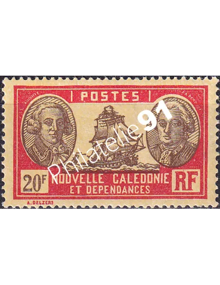 Nouvelle Calédonie, n° 161, Timbres des Colonies françaises