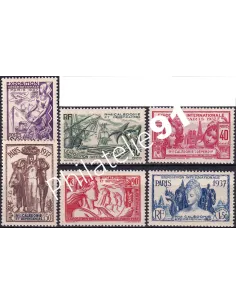 Nouvelle Calédonie, n° 166 à 171 charnière, Timbres des Colonies