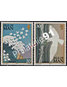 Timbres neufs d'ILE DE MAN - n° 665 à 666 - EUROPA - Paix et Liberté