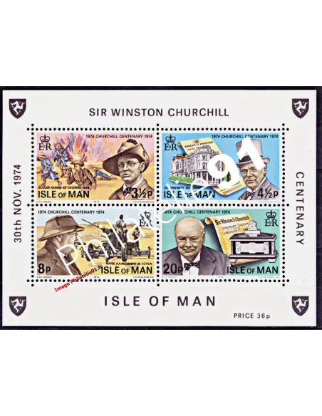 ILE DE MAN - BF n°    1 - Sir Winston Churchill
