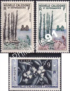Nouvelle Calédonie, n° 284 à 286 charnière, Timbres Colonies