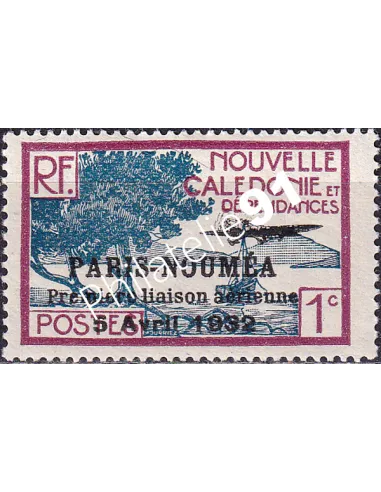 Nouvelle Calédonie, PA n° 3 charnière, Timbres des Colonies françaises