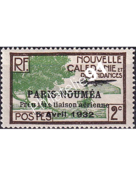 Nouvelle Calédonie, PA n° 4 charnière, Timbres des Colonies françaises