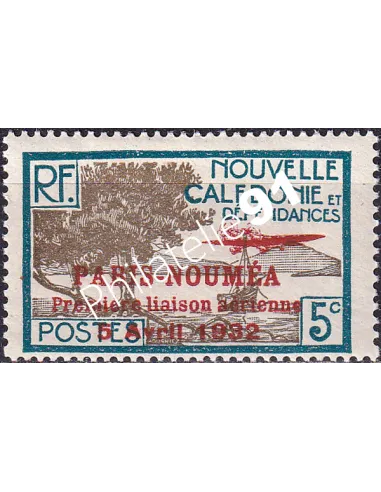 Nouvelle Calédonie, PA n° 6 charnière, Timbres des Colonies françaises
