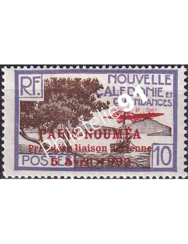 Nouvelle Calédonie, PA n° 7 charnière, Timbres des Colonies françaises