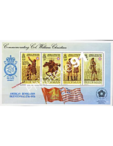 ILE DE MAN - BF n°    2 ** - Bicentenaire de la Révolution américaine