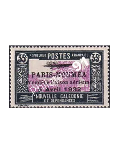 Nouvelle Calédonie, PA n° 12 charnière, Timbres des Colonies françaises