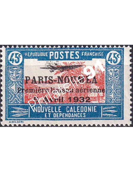 Nouvelle Calédonie, PA n° 14 charnière, Timbres des Colonies françaises