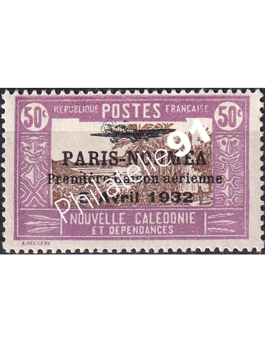 Nouvelle Calédonie, PA n° 15 charnière, Timbres des Colonies françaises