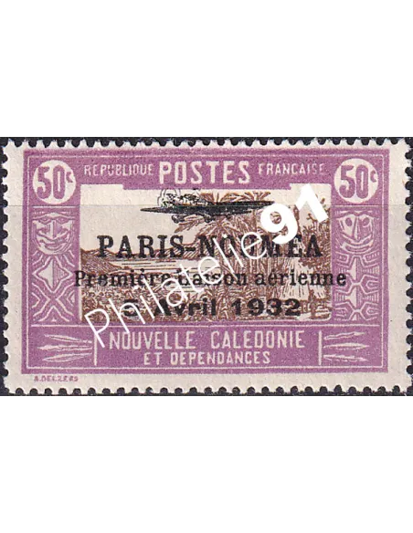 Nouvelle Calédonie, PA n° 15 charnière, Timbres des Colonies françaises