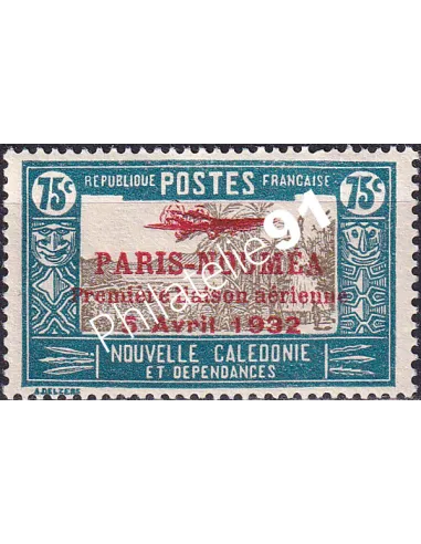 Nouvelle Calédonie, PA n° 17 charnière, Timbres des Colonies françaises