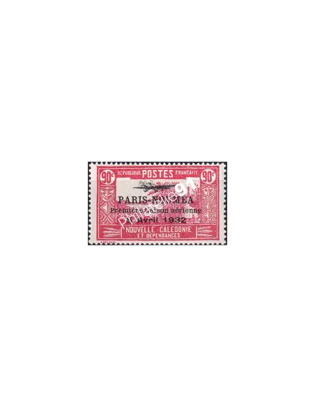 Nouvelle Calédonie, PA n° 19 charnière, Timbres des Colonies françaises