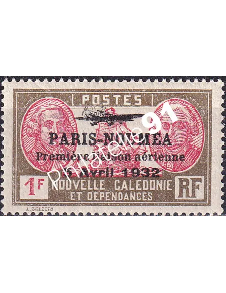 Nouvelle Calédonie, PA n° 20 charnière, Timbres des Colonies françaises