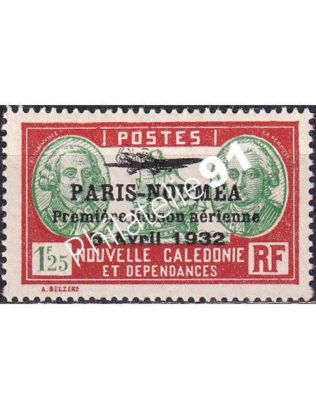 Nouvelle Calédonie, PA n° 21 charnière, Timbres des Colonies françaises