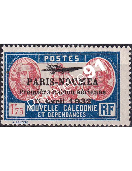 Nouvelle Calédonie, PA n° 23 charnière, Timbres des Colonies françaises