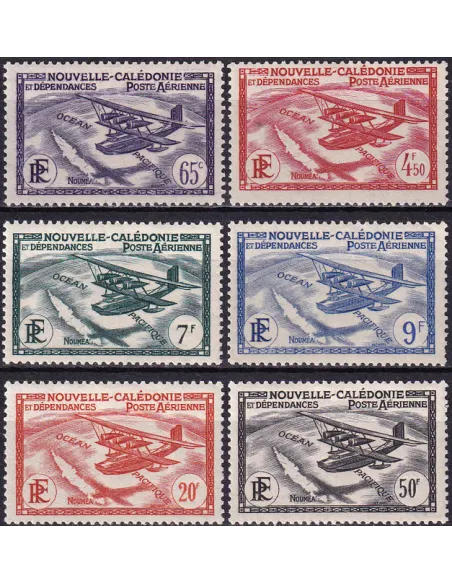 Nouvelle Calédonie, PA n° 29 à 34 , Timbres Colonies