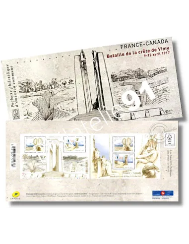 Emission commune P5136, France-Canada, Collection timbres France