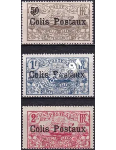 Nouvelle Calédonie, Colis Postaux n° 1 à 3 charnière, Timbres Colonies