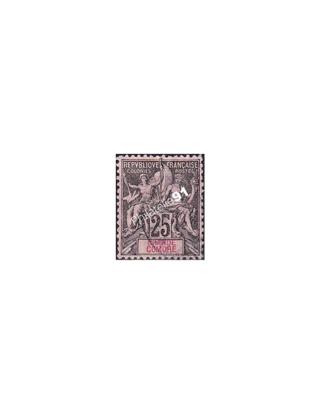 Grande Comore, n° 8 oblitéré, collection timbres Colonies