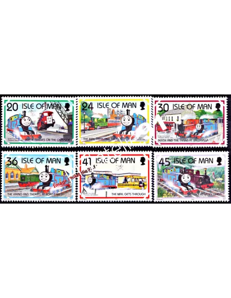 ILE DE MAN - n°  682 à 687 ** - Le rêve de Thomas, la locomotive