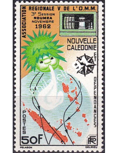 NOUVELLE CALEDONIE, n° 306, timbres dom tom