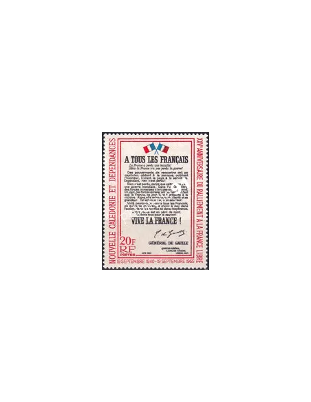 NOUVELLE CALEDONIE, n° 326, timbres dom tom