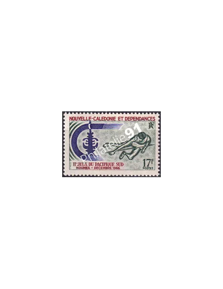 NOUVELLE CALEDONIE, n° 332, timbres dom tom