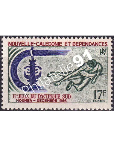 NOUVELLE CALEDONIE, n° 332, timbres dom tom