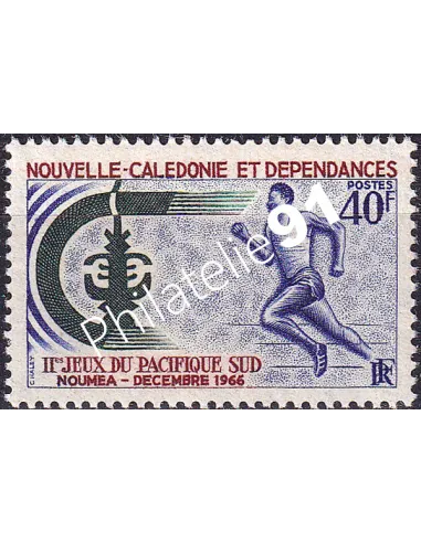 NOUVELLE CALEDONIE, n° 334, timbres dom tom