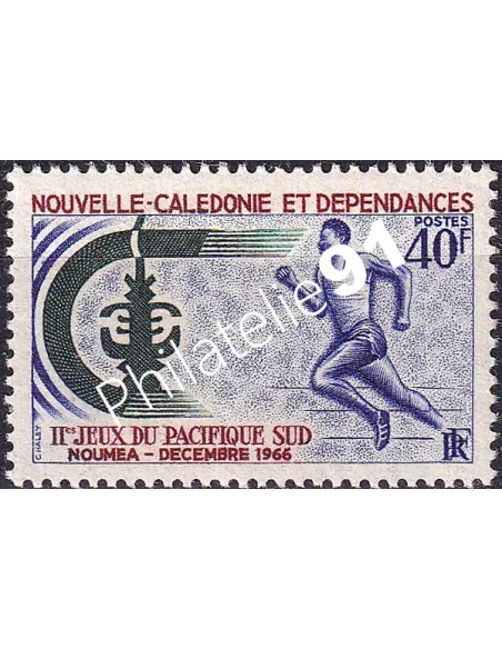 NOUVELLE CALEDONIE, n° 334, timbres dom tom