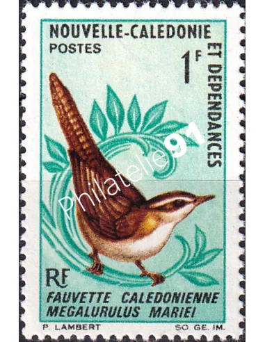 NOUVELLE CALEDONIE, n° 345, timbres dom tom
