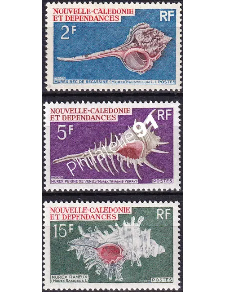 NOUVELLE CALEDONIE, n° 358 à 360, timbres dom tom