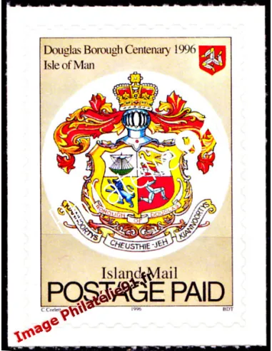 ILE DE MAN - n°  711 ** - Armoiries - Douglas (autoadhésif)
