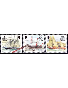 Timbres neufs d’île DE MAN n° 719 à 721 - Bateaux